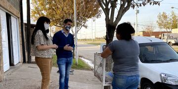 Viotti y Sagardoy recorren los barrios