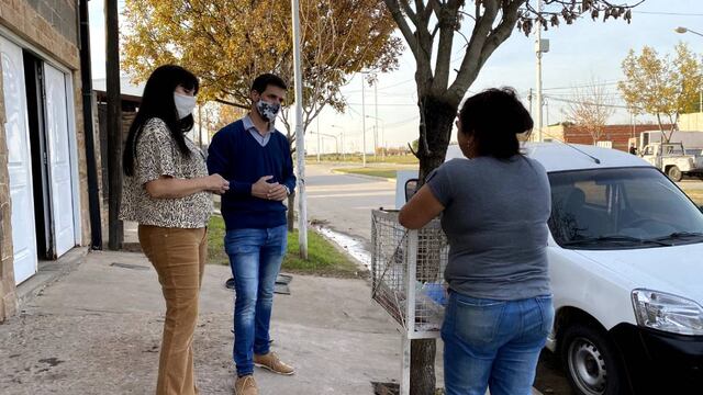 Viotti y Sagardoy recorren los barrios