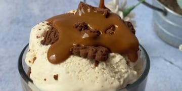 Helado de chocotorta igual al Mcflurry.