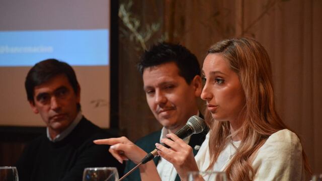 Así fue la visita de Julia Strada, directora del Banco , en Tandil.