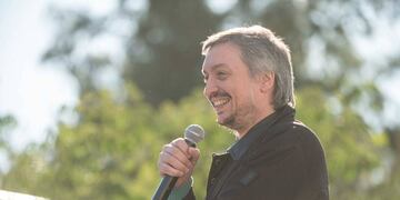 Máximo Kirchner participó de un acto en Hurlingham (Foto: Prensa Máximo Kirchner)