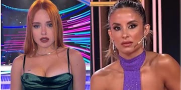 Fuerte cruce entre Coti Romero y Lourdes Sánchez.