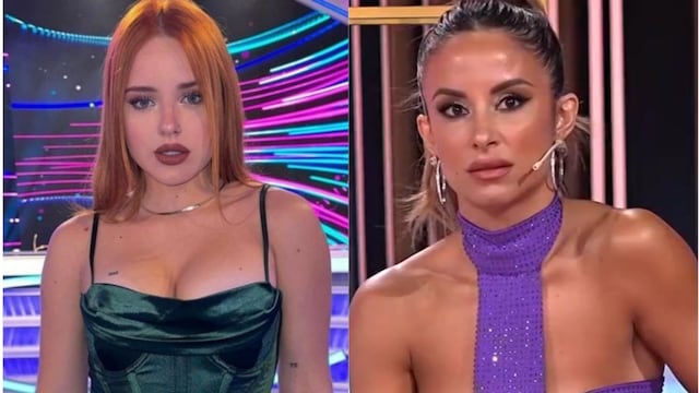 Fuerte cruce entre Coti Romero y Lourdes Sánchez.