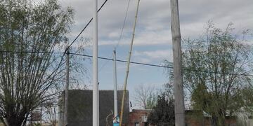 Actos de vandalismo en un barrio de Pérez