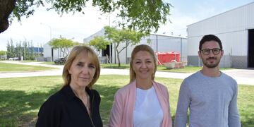 Analía Marzioni, Carla Boidi y Matías Martínez Sella