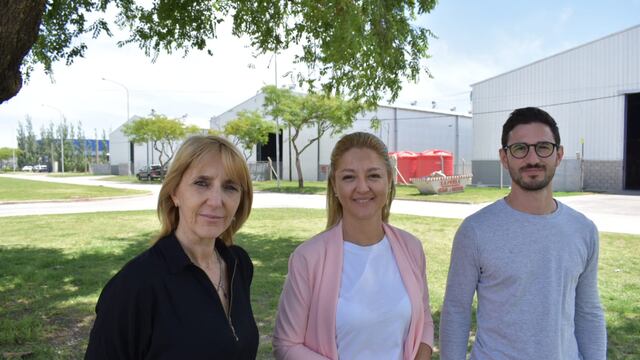 Analía Marzioni, Carla Boidi y Matías Martínez Sella