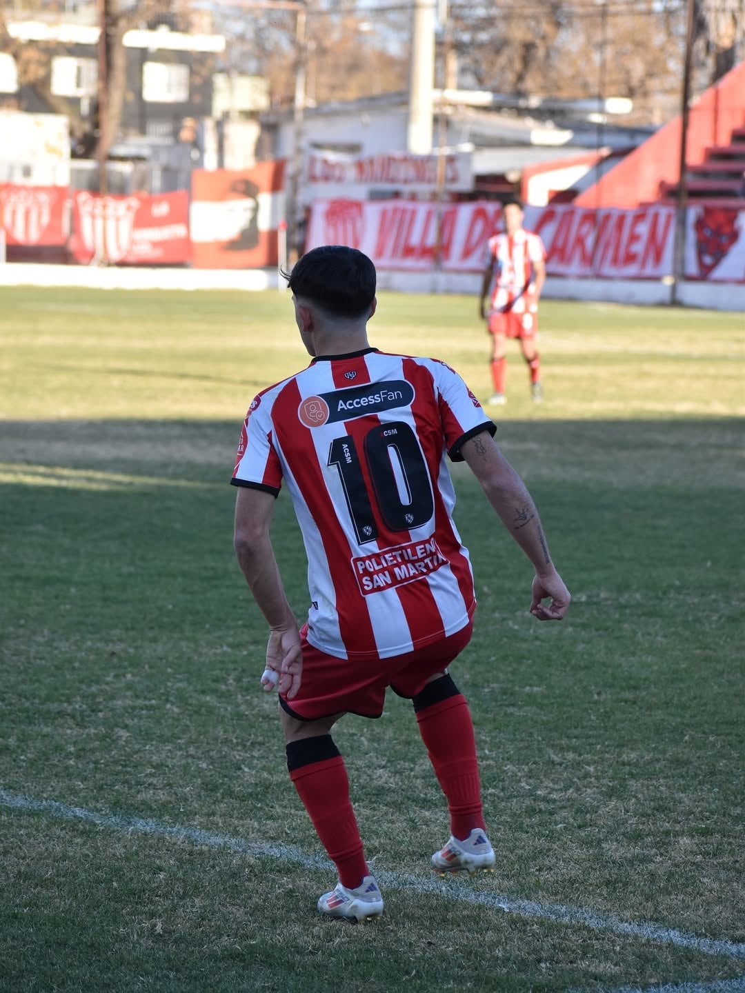 Valentín Mancini fue Titular en San Martín de Mendoza