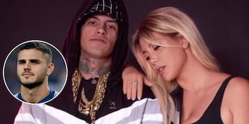 En medio de la escandalosa separación con Icardi, Wanda Nara le dedicó un romántico mensaje a L-Gante