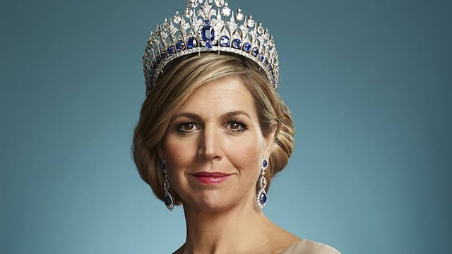 Inspirado en los años 50: El impactante look de la reina Máxima Zorreguieta.