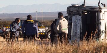 Accidente en Luján - Gentileza Claudio Bello