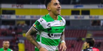 El delantero cordobés Javier Correa volvió al Santos Laguna de México, dueño de su pase. (Instagram Javier Correa).