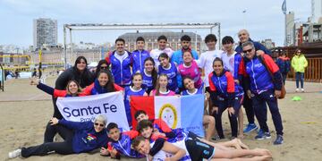 Deportistas de Pérez participaron en los Nacionales Evita en Mar del Plata