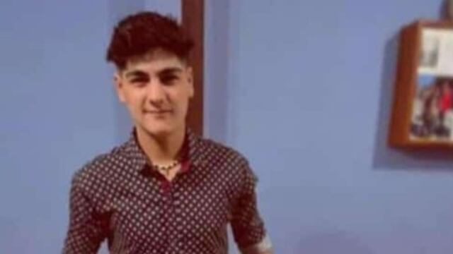 Matías Luna (19) cuando volvía de bailar con sus amigos.