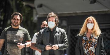 El diputado Ramiro Marra (izquierda) propuso este "movimiento antipiquetero" para frenar los cortes de tránsito en la ciudad. Foto: Corresponsalía.