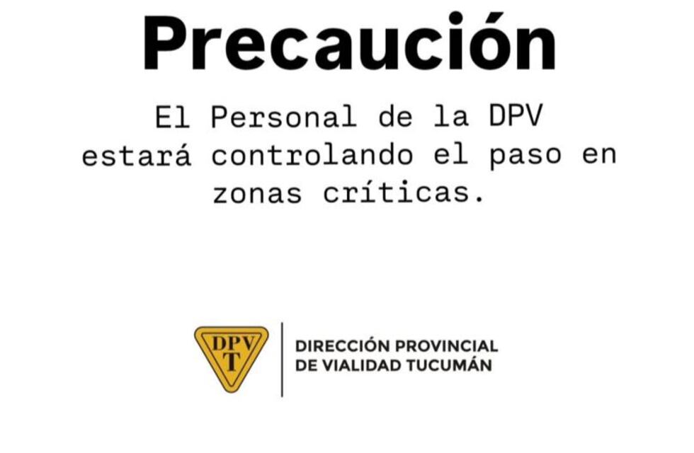 Ruta 307: reabren el paso entre Acheral y Amaicha del Valle