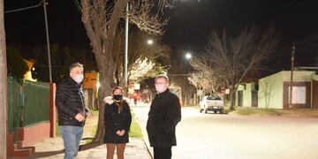 Prendieron las luces LED en la Av. Italia