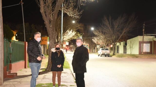 Prendieron las luces LED en la Av. Italia