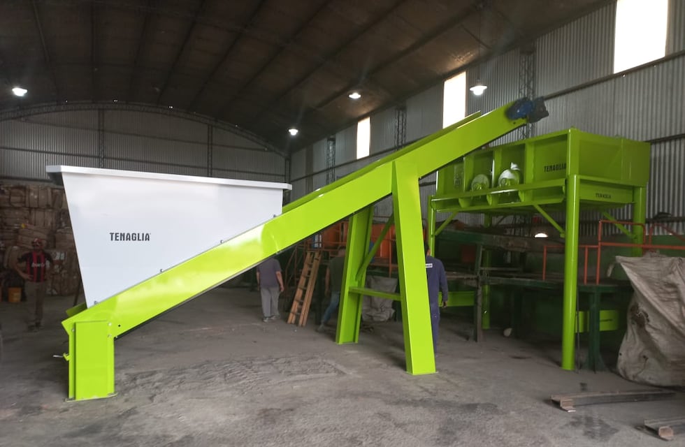 Nuevas maquinarias para la Planta de Reciclado de San Francisco de Bellocq