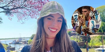 El romántico mensaje de Tini Stoessel a De Paul tras ganar el Mundial