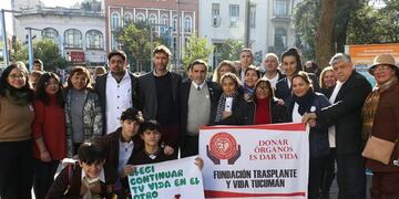 Medina Ruiz participó del Día Mundial de la Donación de Órganos.