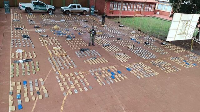 Nuevo golpe al narcotráfico en Oberá. Gendarmería Nacional