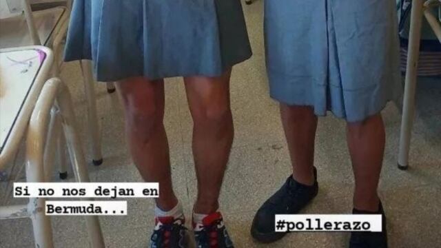 Otros alumnos se sumaron a la iniciativa.