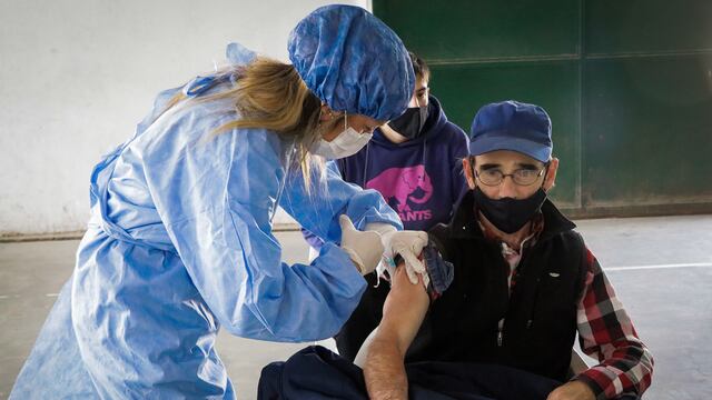 Vacunación anigripal en Gualeguaychú.
