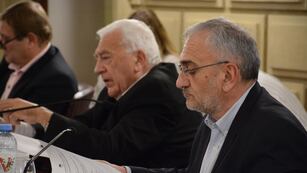 El senador Alcides Calvo