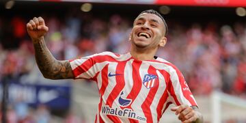 Ángel Correa marcó el camino de la victoria del Atlético Madrid. Foto: @Atleti