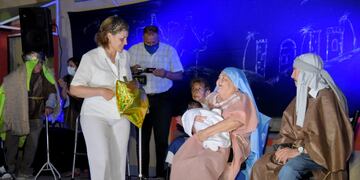 Se realizó el Pesebre Viviente en el Hogar de Ancianos Juan XXIII de Arroyito