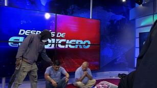 Un grupo armado entró a un canal de TV en Ecuador.
