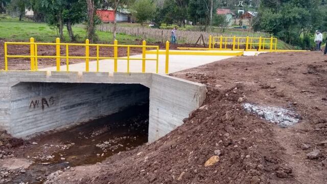 El programa “100 Puentes” finalizó las obras en Olegario Victor Andrade.