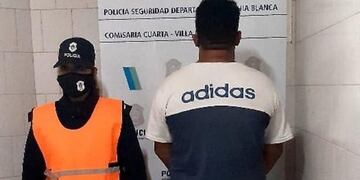 Golpeó a su cuñado y fue aprehendido