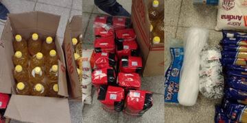 Parte de lo que se robaron agentes del Servicio Penitenciario