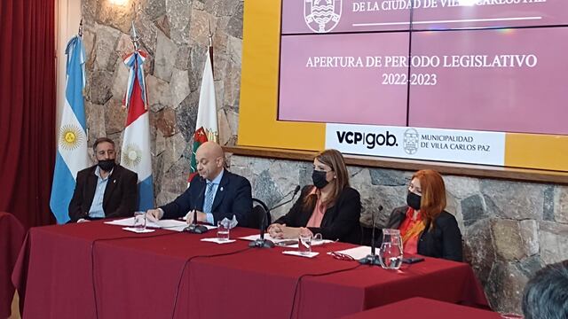 Apertura legislativa en Carlos Paz