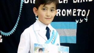 El pequeño sanjuanino que pidió jurar la bandera antes de ser operado está pasando un difícil momento