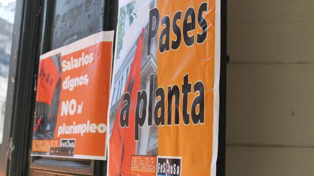 El sindicato reclama el pase a planta del personal contratado por la Provincia.