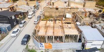 Avanza la construcción.