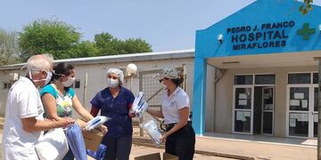 Desde el inicio de la pandemia, Ciudad Limpia lleva donaciones a los hospitales.