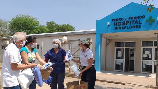 Desde el inicio de la pandemia, Ciudad Limpia lleva donaciones a los hospitales.