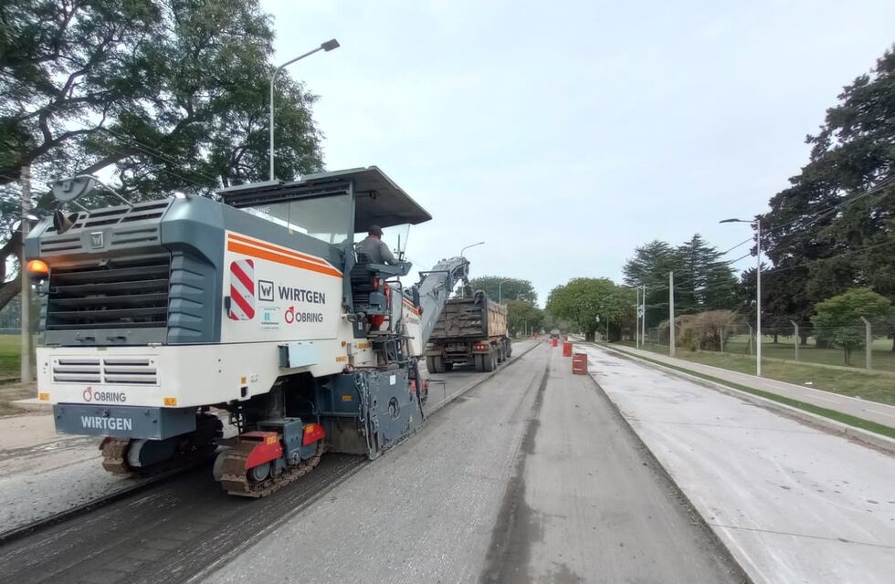 Se reactivó la obra en el acceso este, en la prolongación de Bv. Santa Fe
