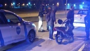 La pareja aprehendida