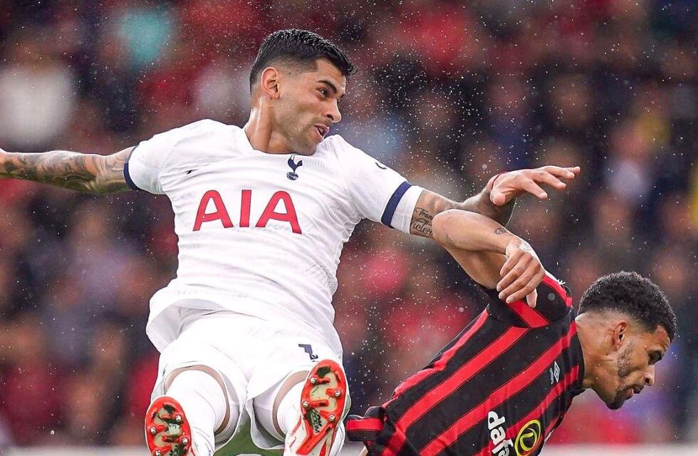 El inesperado lujo del Cuti Romero en el Bournemouth-Tottenham por la Premier League