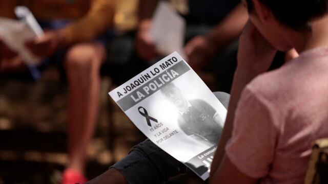 El adolescente Joaquín Paredes, una víctima más de la Policía de la Provincia de Córdoba.