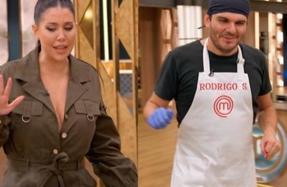 MasterChef: nadie se atrevió a tanto, Rodrigo corrió a Wanda Nara de la cocina con una hoja de remolacha