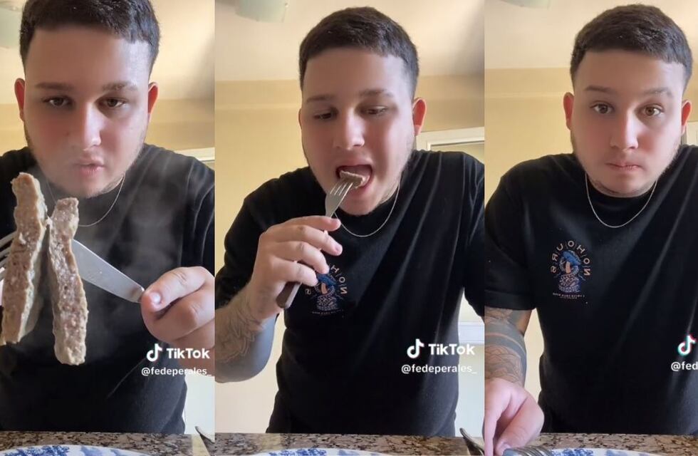 Se sumó el desafío viral de hacer hamburguesa hervida y el resultado lo sorprendió