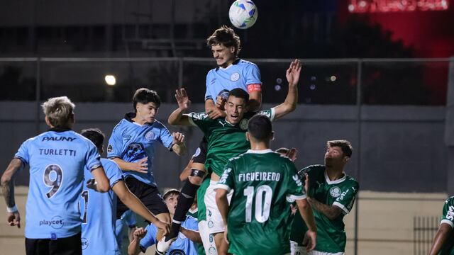 Los juveniles de Belgrano en la semifinal ante un Palmeiras candidato al título.