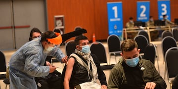 centro de vacunación contra covid-19 en el CCC Centro de Convenciones Córdoba. 
(Pedro Castillo/La Voz)