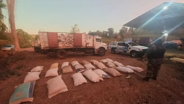 Secuestraron 12 toneladas de maíz en El Soberbio.