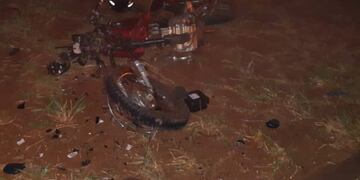 San Antonio: un motociclista falleció tras un triple choque